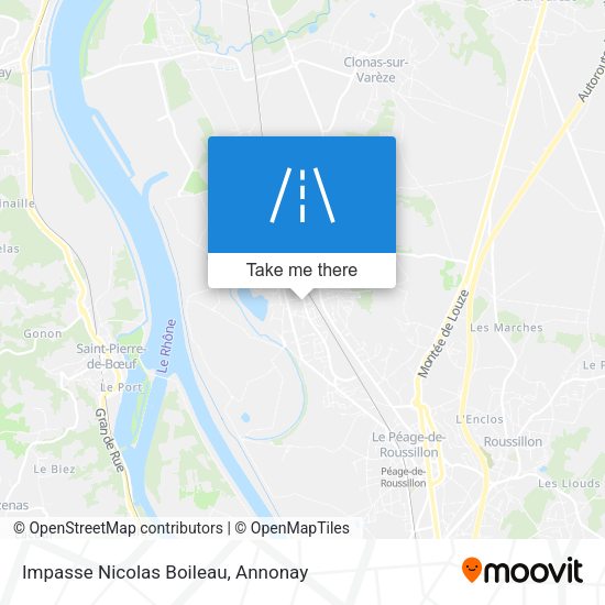 Impasse Nicolas Boileau map