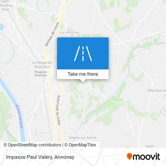 Impasse Paul Valéry map