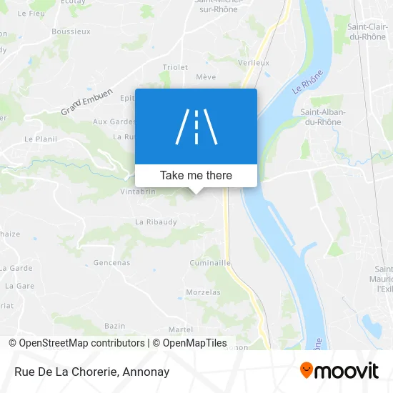 Rue De La Chorerie map