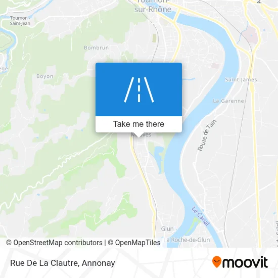 Rue De La Clautre map