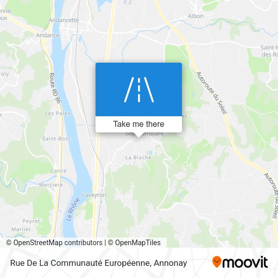 Rue De La Communauté Européenne map