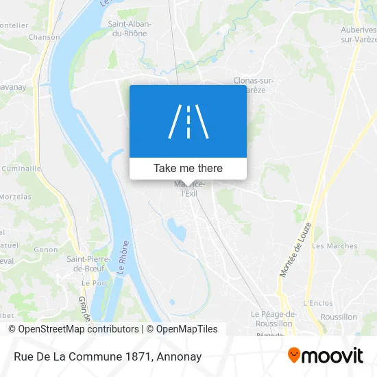 Rue De La Commune 1871 map