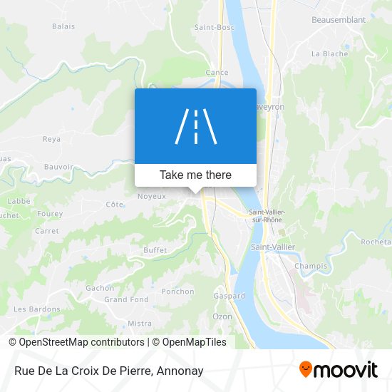 Rue De La Croix De Pierre map
