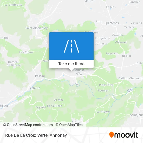 Rue De La Croix Verte map