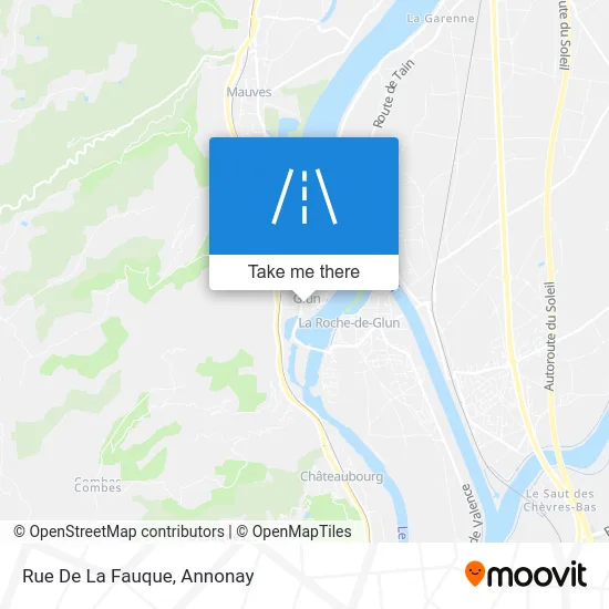 Rue De La Fauque map