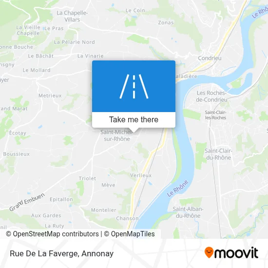 Rue De La Faverge map