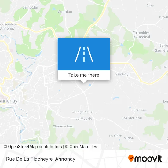 Rue De La Flacheyre map