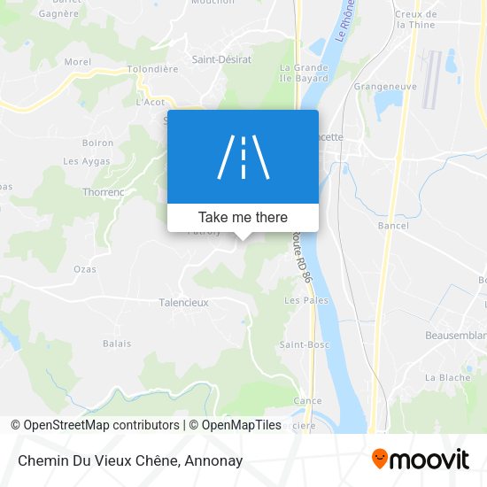 Chemin Du Vieux Chêne map