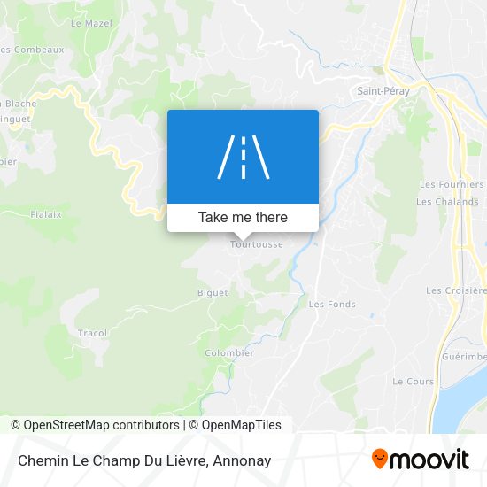 Chemin Le Champ Du Lièvre map