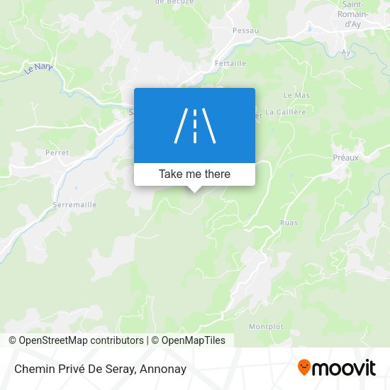 Chemin Privé De Seray map