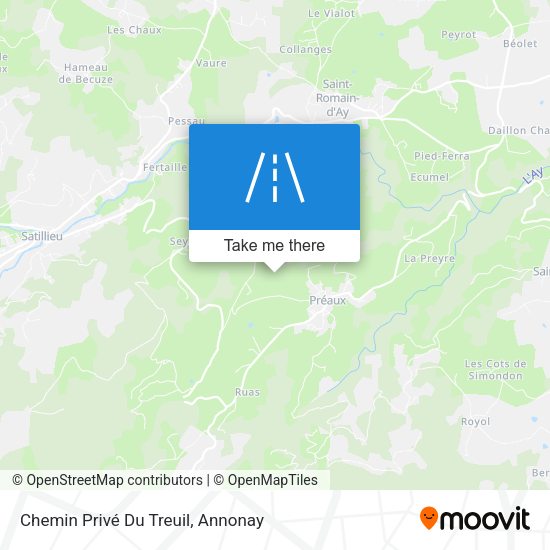 Chemin Privé Du Treuil map
