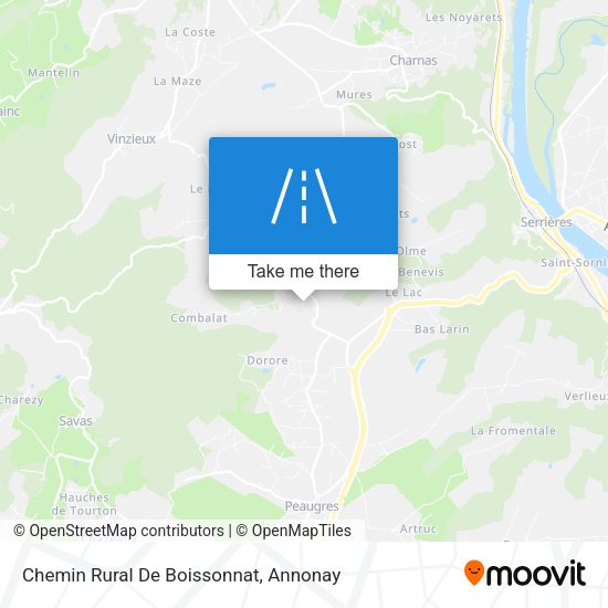 Chemin Rural De Boissonnat map