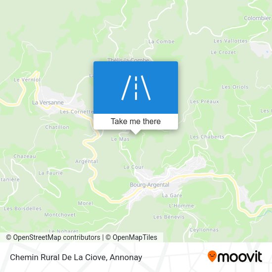 Chemin Rural De La Ciove map