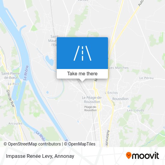 Impasse Renée Levy map