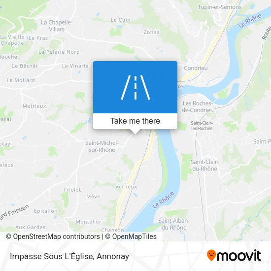 Impasse Sous L'Église map