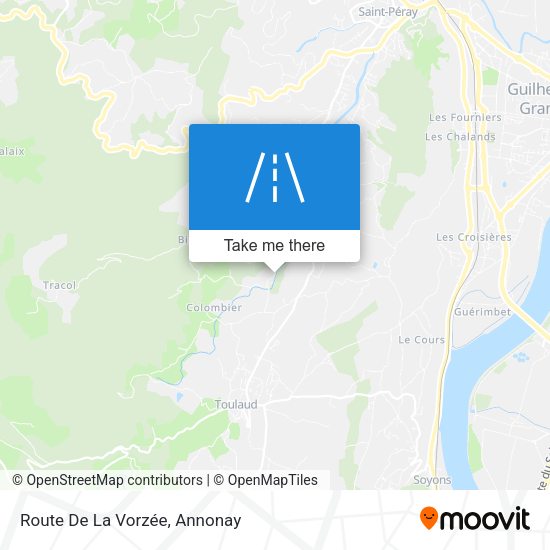 Route De La Vorzée map