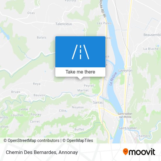 Chemin Des Bernardes map
