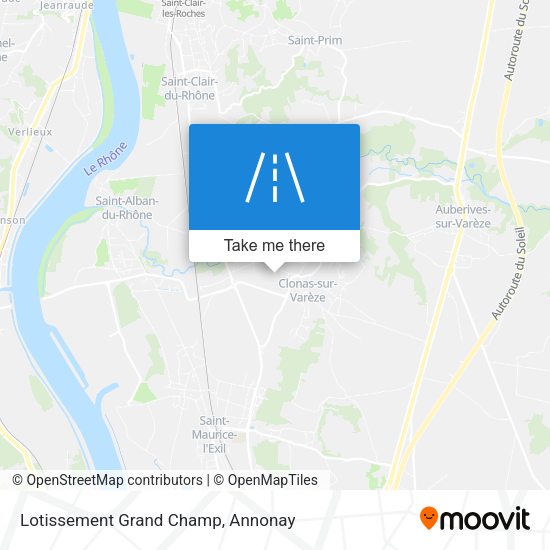Lotissement Grand Champ map