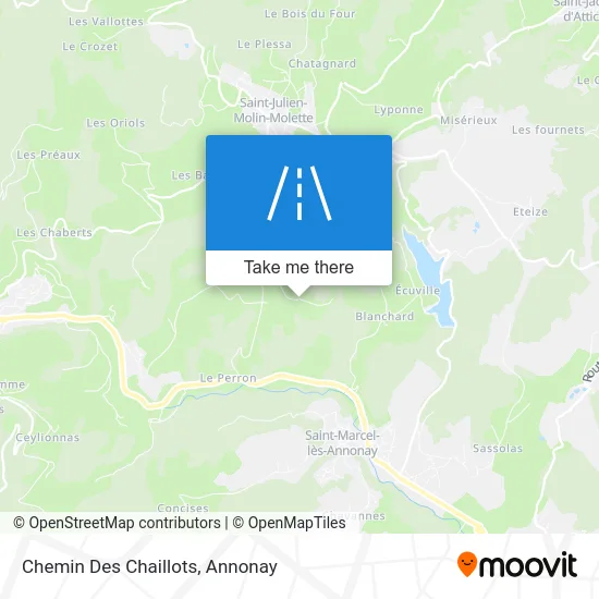 Chemin Des Chaillots map