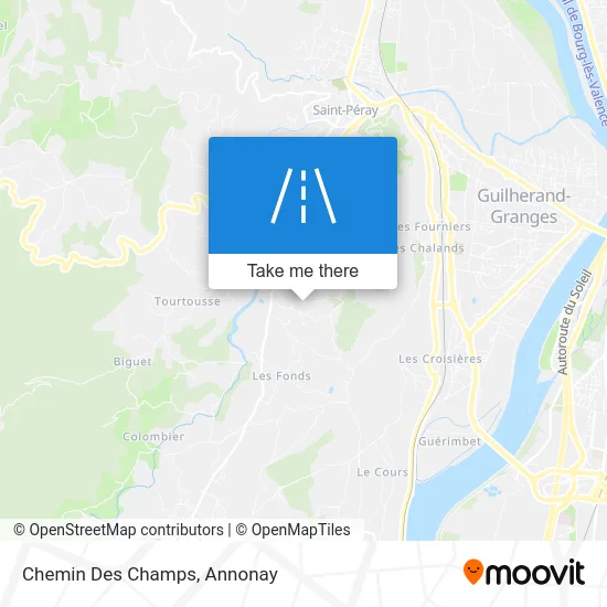 Chemin Des Champs map