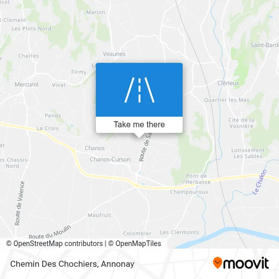 Chemin Des Chochiers map
