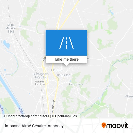 Impasse Aimé Césaire map
