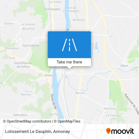 Lotissement Le Dauphin map