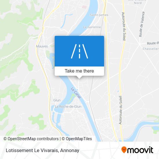 Lotissement Le Vivarais map