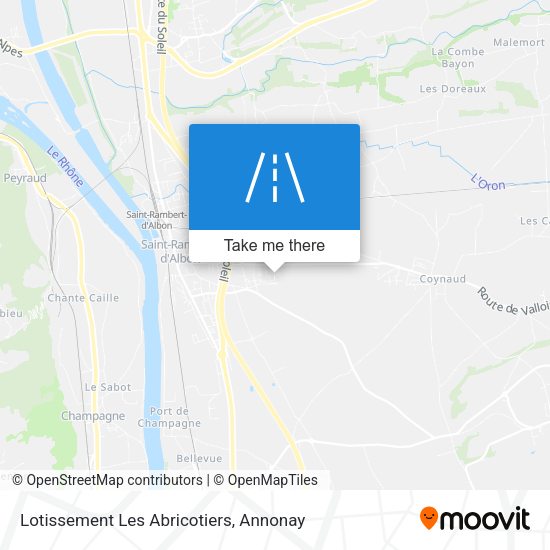 Lotissement Les Abricotiers map