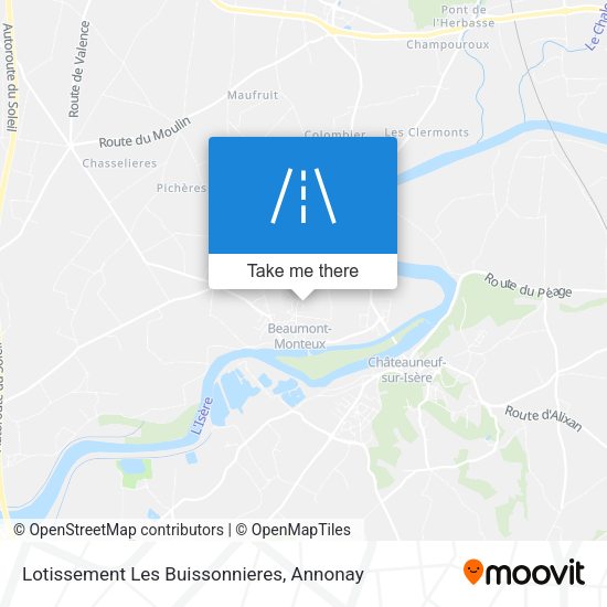 Lotissement Les Buissonnieres map