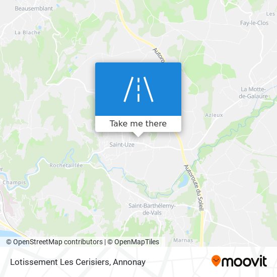 Lotissement Les Cerisiers map