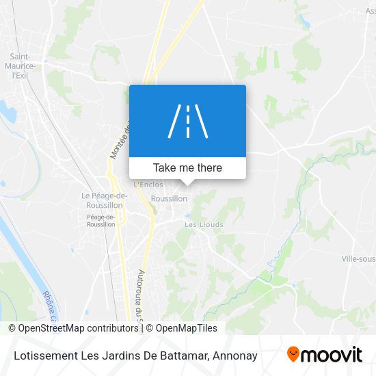 Lotissement Les Jardins De Battamar map
