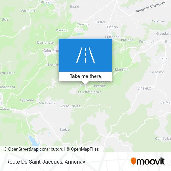 Route De Saint-Jacques map