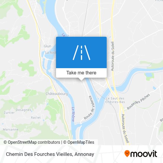 Chemin Des Fourches Vieilles map