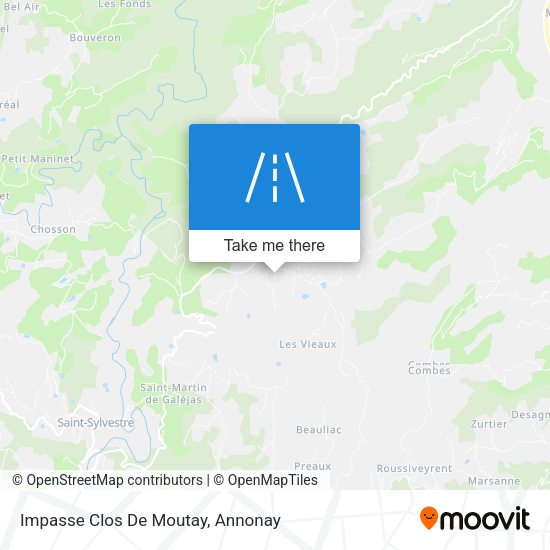 Impasse Clos De Moutay map