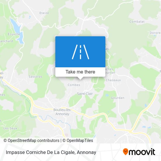 Impasse Corniche De La Cigale map