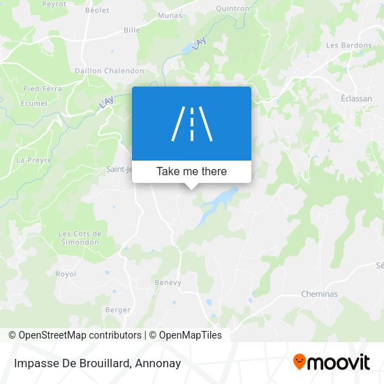 Impasse De Brouillard map