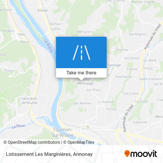 Lotissement Les Marginières map