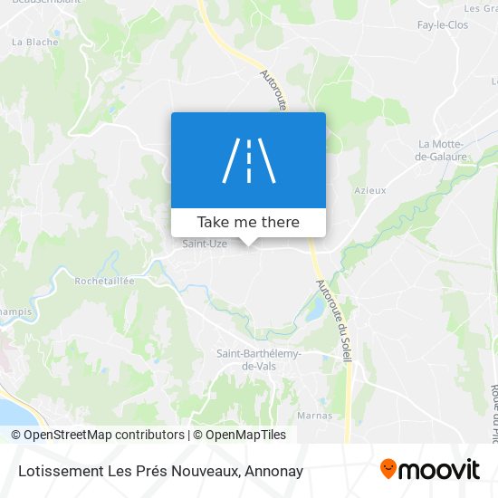 Lotissement Les Prés Nouveaux map