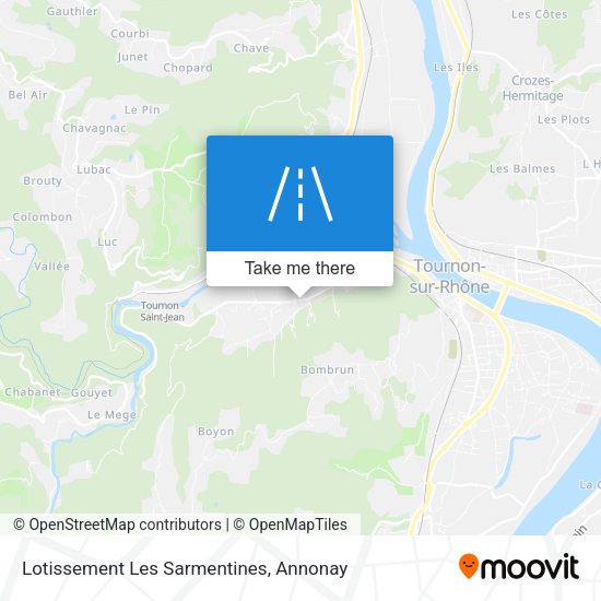Lotissement Les Sarmentines map