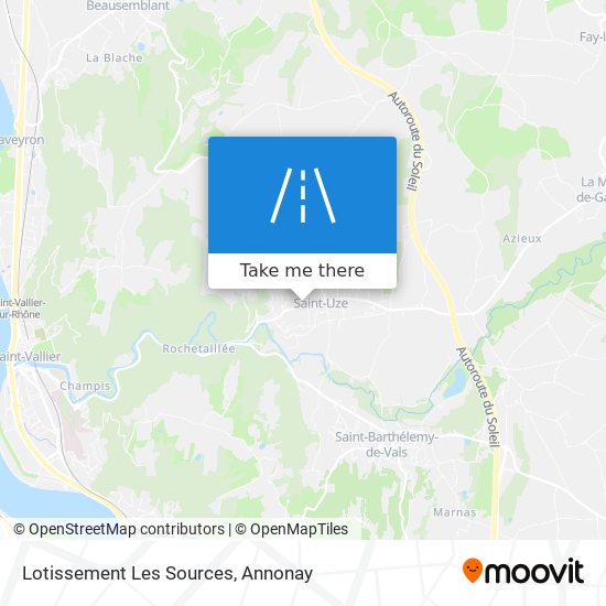 Lotissement Les Sources map