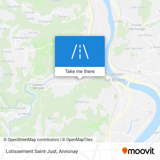 Lotissement Saint-Just map