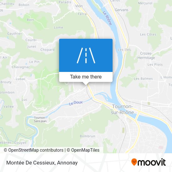 Montée De Cessieux map