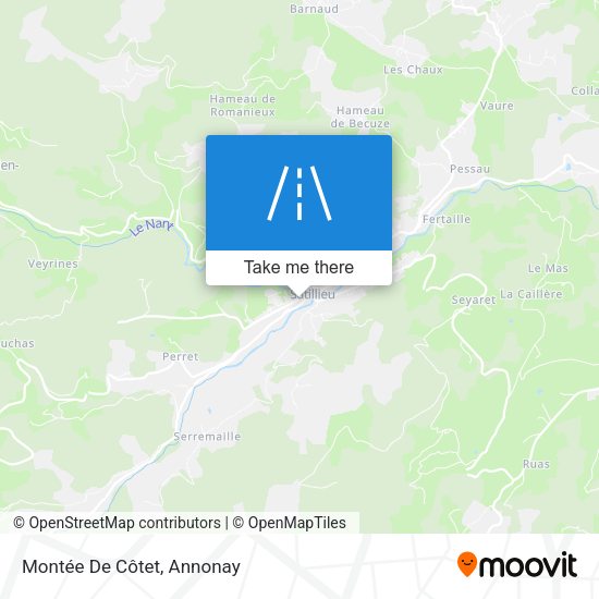 Montée De Côtet map