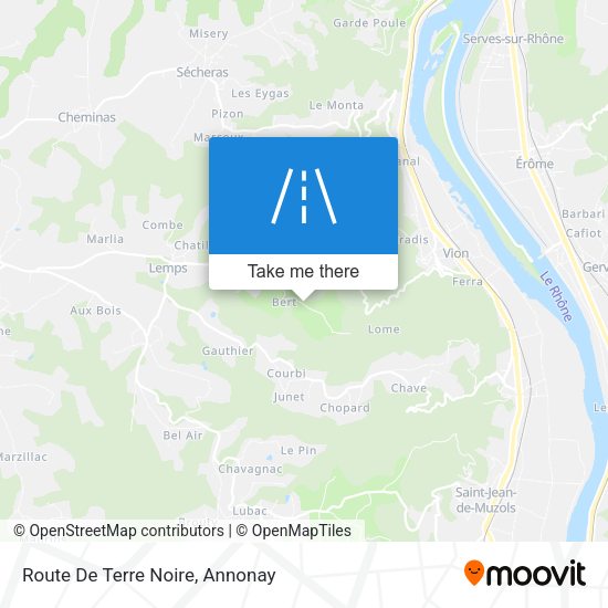 Route De Terre Noire map