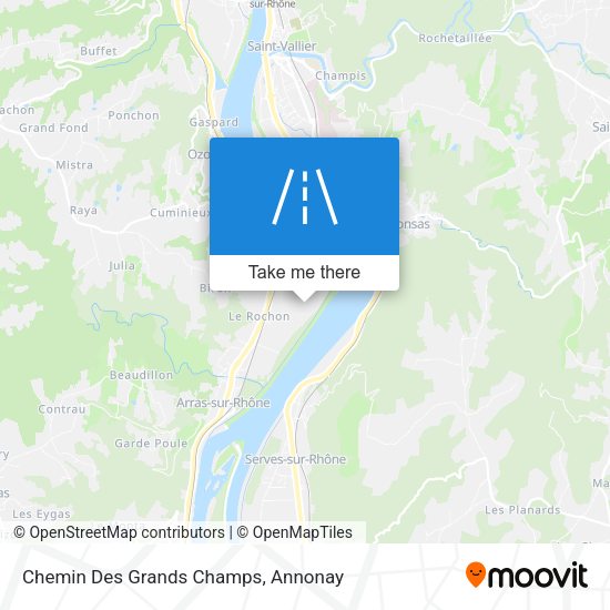 Chemin Des Grands Champs map