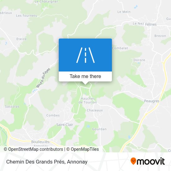 Chemin Des Grands Prés map