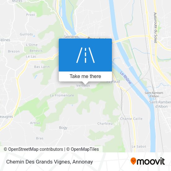 Chemin Des Grands Vignes map