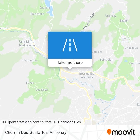 Chemin Des Guillottes map