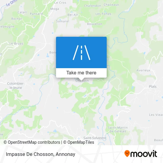 Impasse De Chosson map